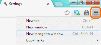 Chrome Private Browsing