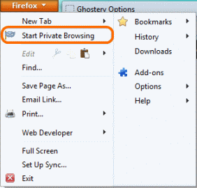 Firefox Private Browsing