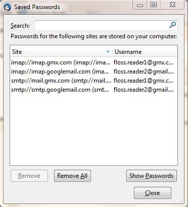Thunderbird Security