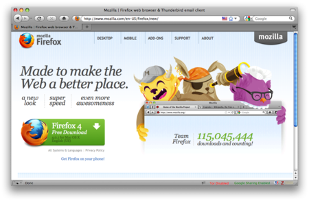 Mac OS X Firefox Install