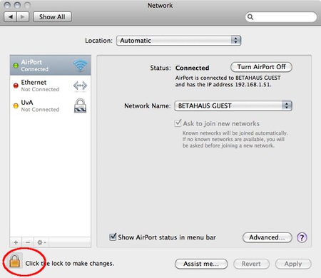 VPN on Mac OS X