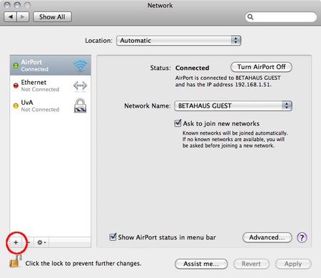 VPN on Mac OS X