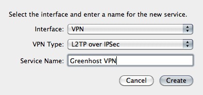 VPN on Mac OS X