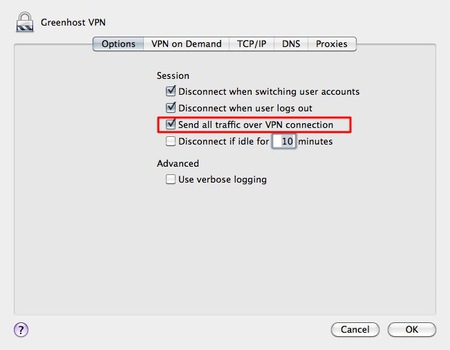 VPN on Mac OS X