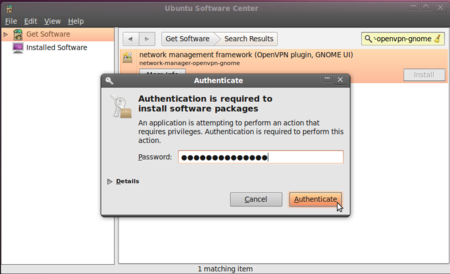 VPN on Ubuntu
