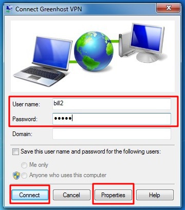 VPN on Windows